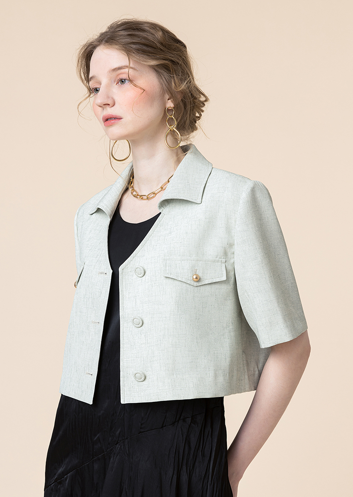 엘바 숏 자켓 [애플 그린]여성복 브랜드, 페리메라