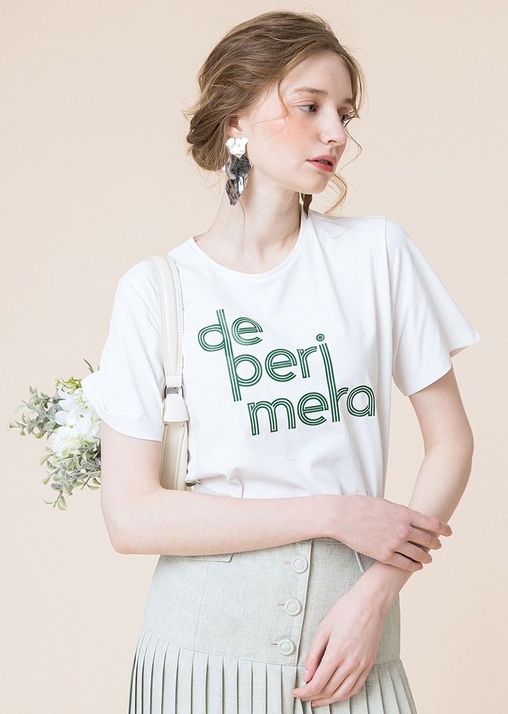de peri mera 티셔츠 [그린]여성복 브랜드, 페리메라
