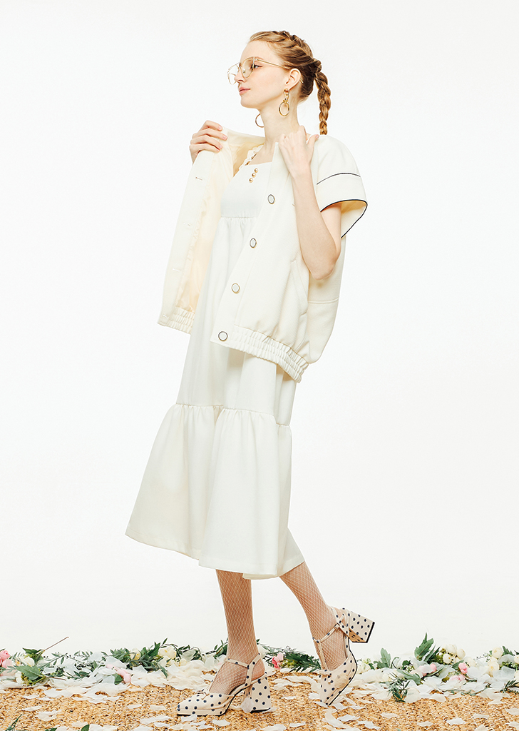 Joséphine summer dress [White]여성복 브랜드, 페리메라