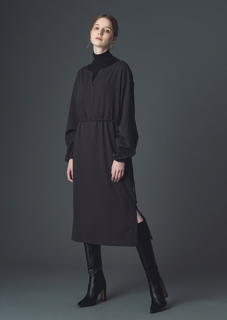 Lauren string dress [Charcoal]여성복 브랜드, 페리메라